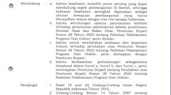 PENGUMUMAN Peraturan Bupati (Perbup) Nomor 9 Tahun 2023 Tentang Perubahan Pedoman Pelaksanaan Program Halo Dokter di Kab. Buton Utara