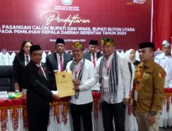 AHF Daftar Pertama, KPU Butur Nyatakan Syarat Pendaftaran Lengkap