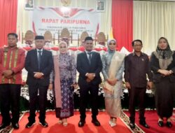 Afirudin Mathara-Rahman Ditetapkan Sebagai Bupati dan Wakil Bupati Terpilih Melalui Rapat Paripurna DPRD Buton Utara