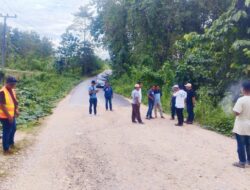 Wakil Bupati Butur Rahman Tinjau Titik Ruas Jalan Provinsi yang Segera di Aspal