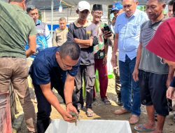 Wakil Bupati Butur Dukung Program Budidaya Udang Vaname di  Desa Wowonga Jaya