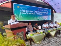 Lewat Zoom Meeting, Bupati Butur Afirudin Mathara Ikuti Panen Raya 