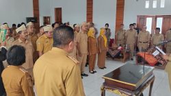 Wakil Bupati Butur, Rahman Lantik 13 Penjabat (Pj) Kepala Desa
