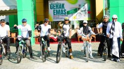 Kakanwil Kemenag Sultra Launching Gerak Emas “Hemat Sehat Bersepeda”