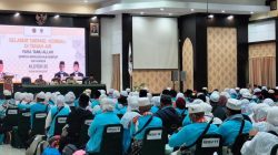 Jemaah Haji Kloter 35 Kabupaten Konawe Tiba di Asrama Haji Sudiang Makassar