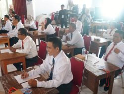 Peserta Seleksi JPT Pratama Buton Selatan,  Jalani Tahap Penulisan Makalah dan Wawancara