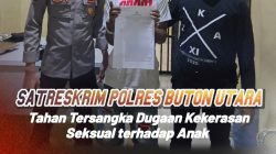 Satreskrim Polres Buton Utara Tahan Tersangka Dugaan Kekerasan Seksual terhadap Anak