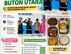 Sidokkes Polres Buton Utara Pastikan Keamanan Menu MBG 