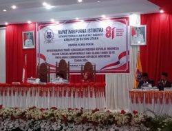 DPRD Butur Dengarkan Pidato Kenegaraan Presiden HUT RI ke-81 tahun