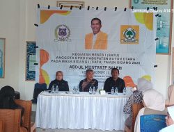 Anggota DPRD Butur, Abdul Mustarif Saleh Perjuangkan Aspirasi Warga  di Kelurhan Bangkudu