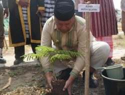 Bupati Busel Tanam 150 Bibit Flamboyan, Desa Tangguh Bencana
